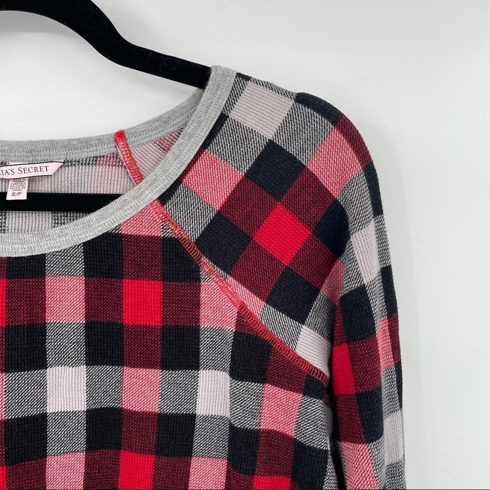 Victoria’s Secret Christmas Plaid Pajama Shirt - Picture 5 of 12
